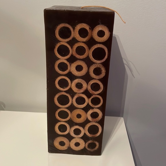 Solid candle accent. Unscented. Made in Thailand. - Picture 1 of 5